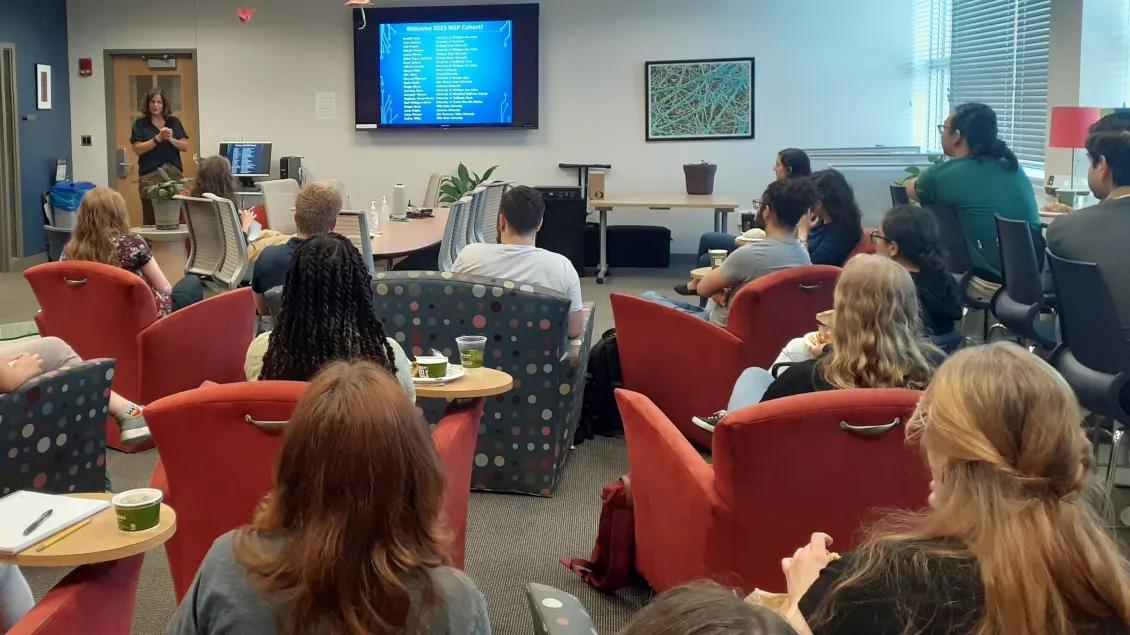 NGP researchers gather for a meeting
