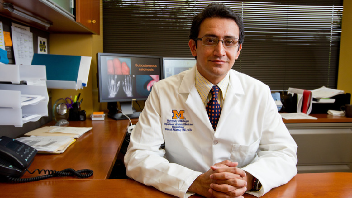 Khanna at his desk