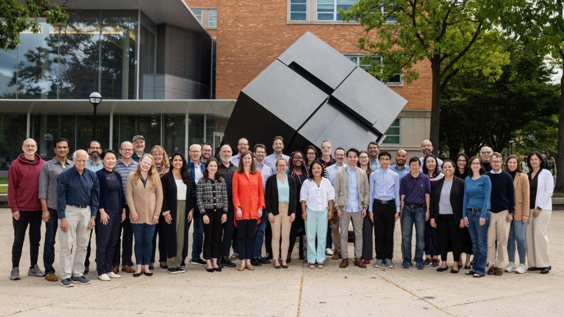 T32 Mentors pose for a photo outside