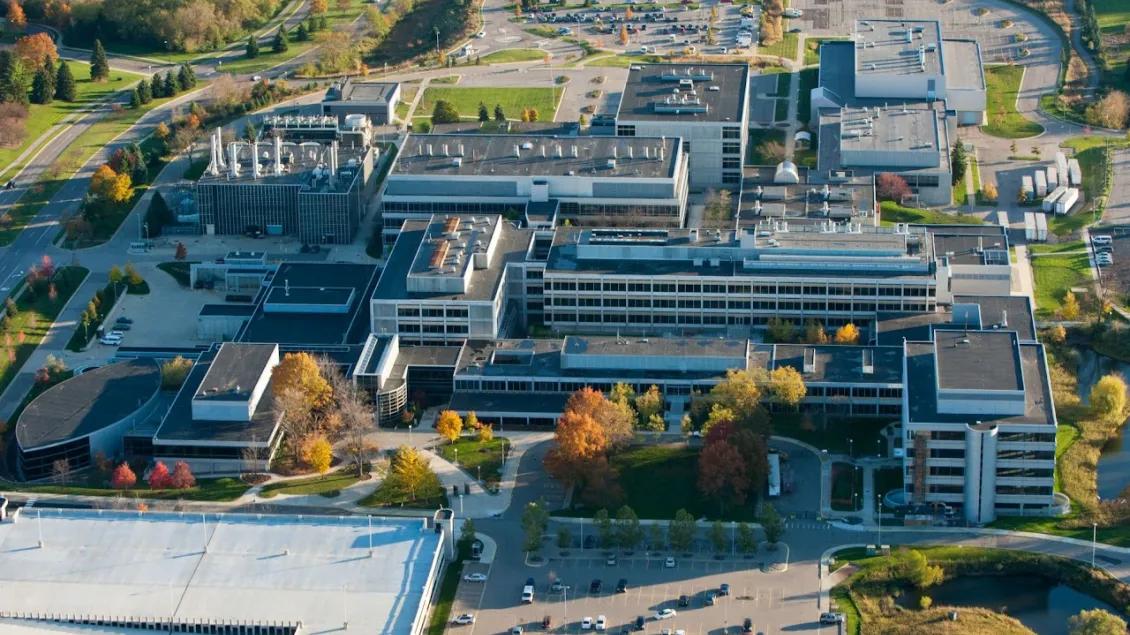 north campus research complex aerial image
