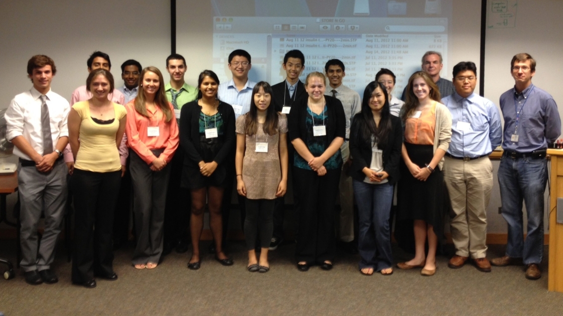 Summer fellows group photo