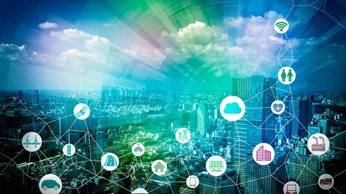 city tech stock image 