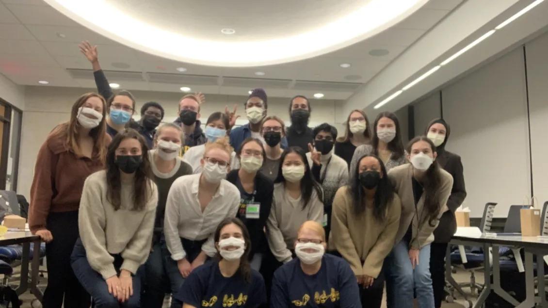 A group of ASL students