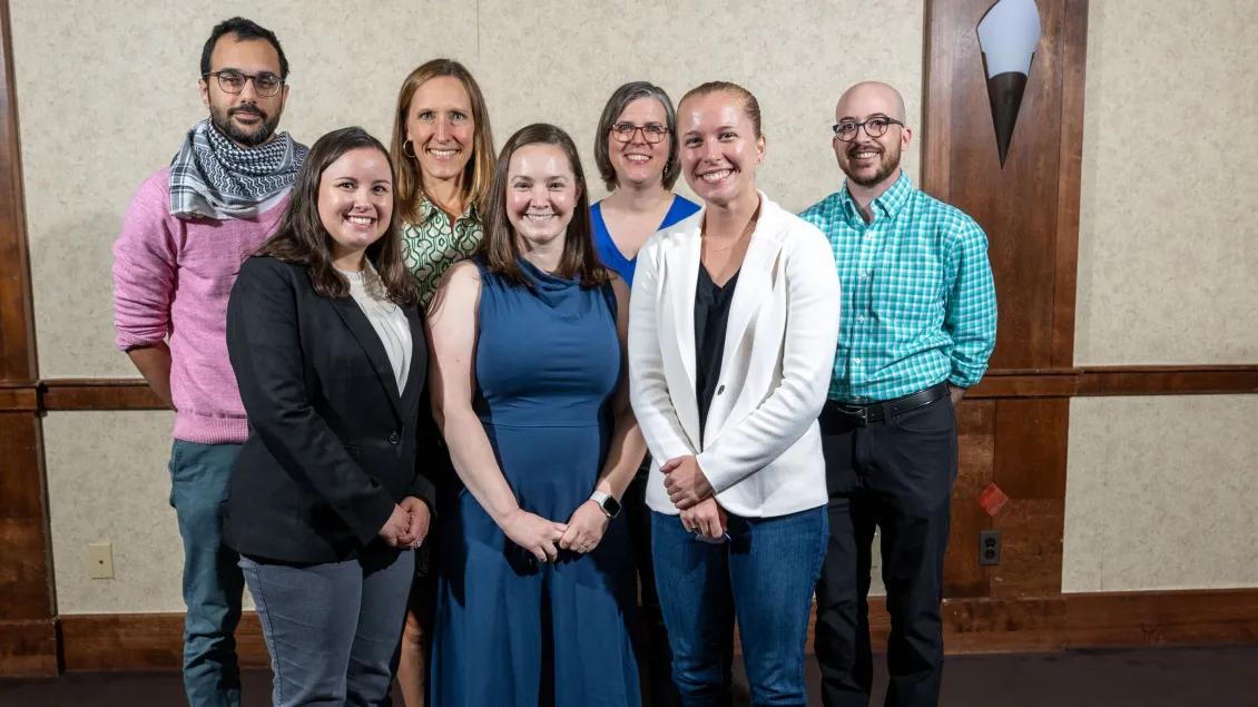 family medicine care team posing for a photo