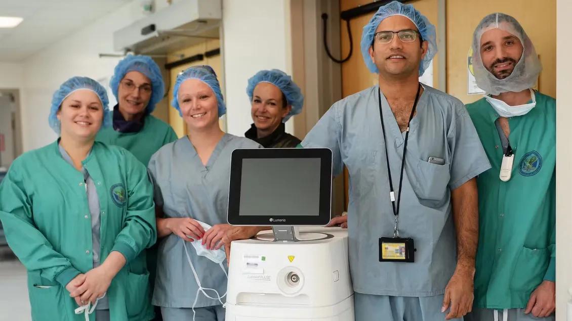 Urology VA Ann Arbor team in scrubs