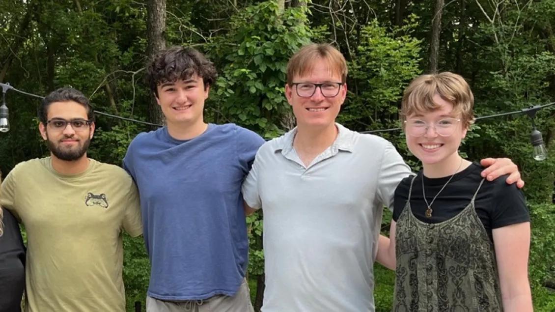 A group of summer interns