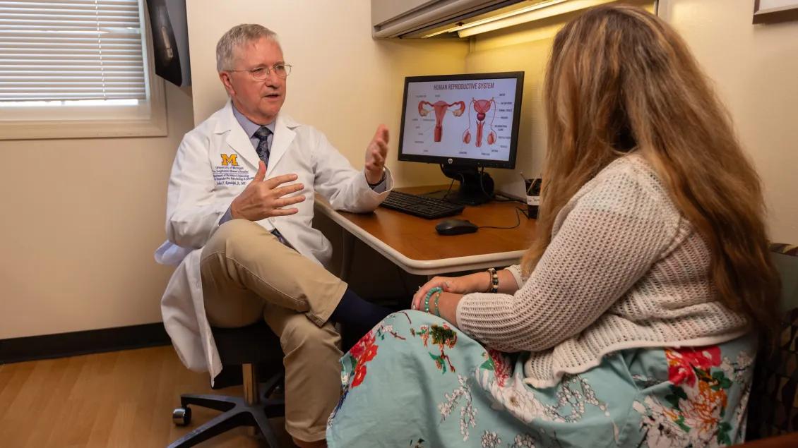 REI Doctor with Patient