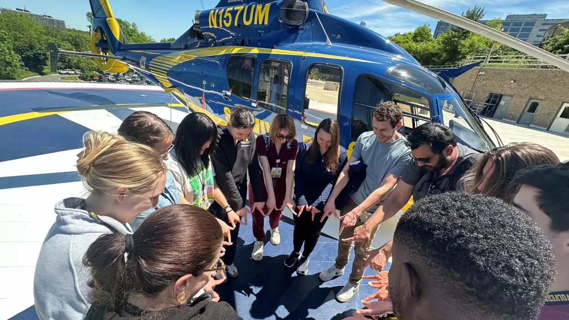 Residents with Survival Flight