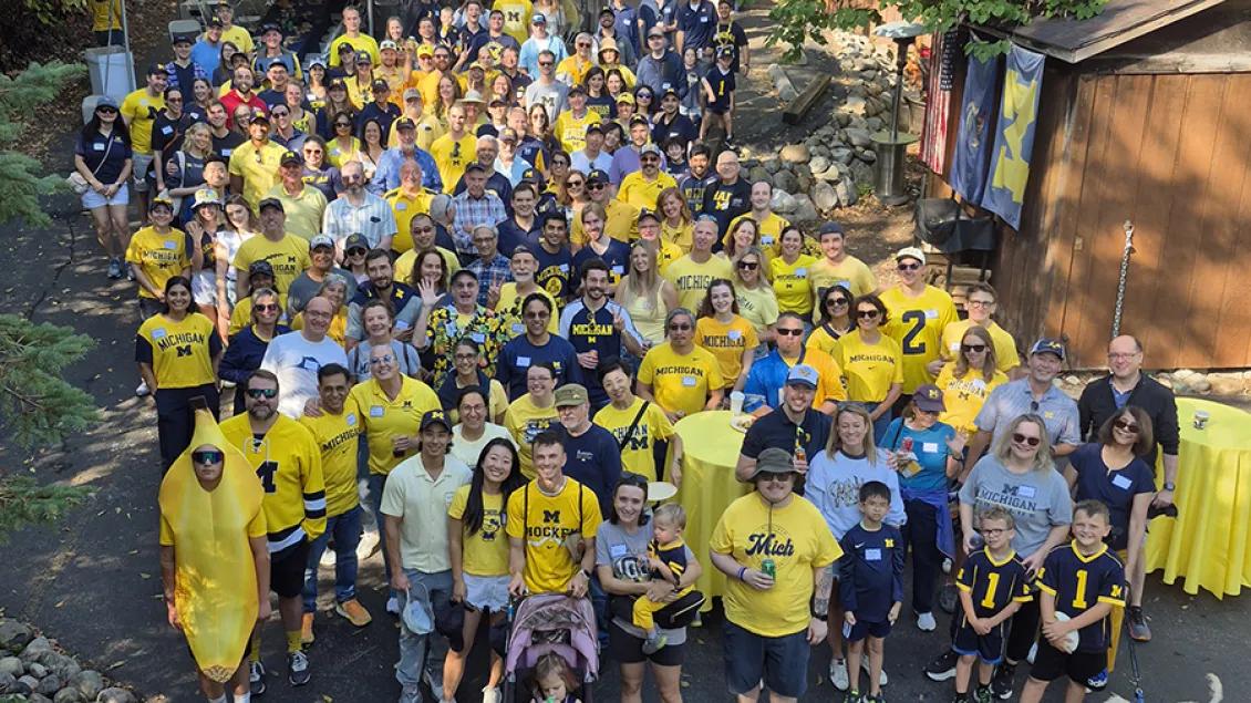 Radiology Faculty at annual tailgate event