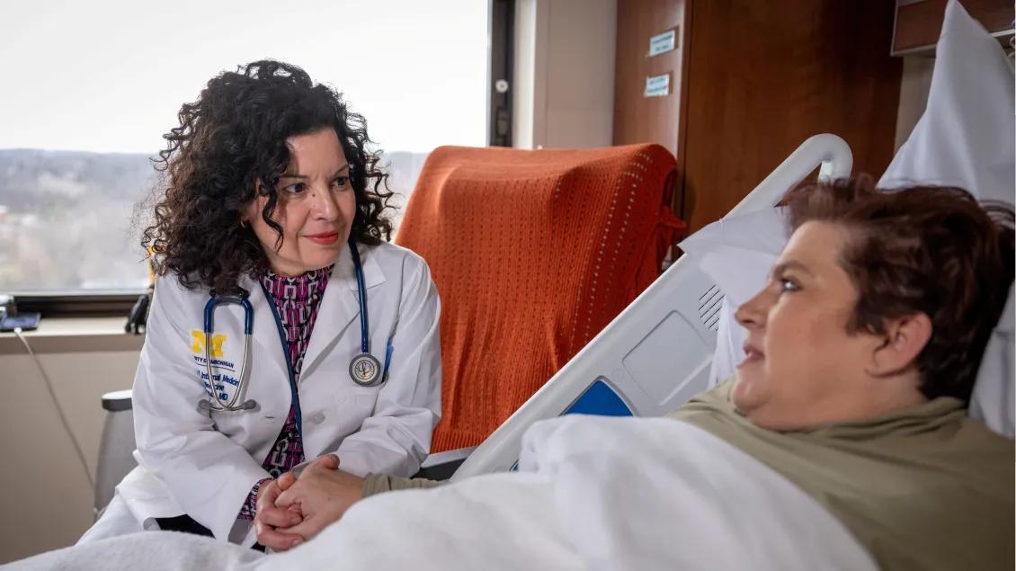 doctor at bedside