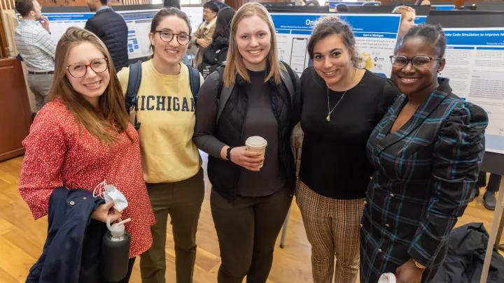 Students at the Capstone for Impact event