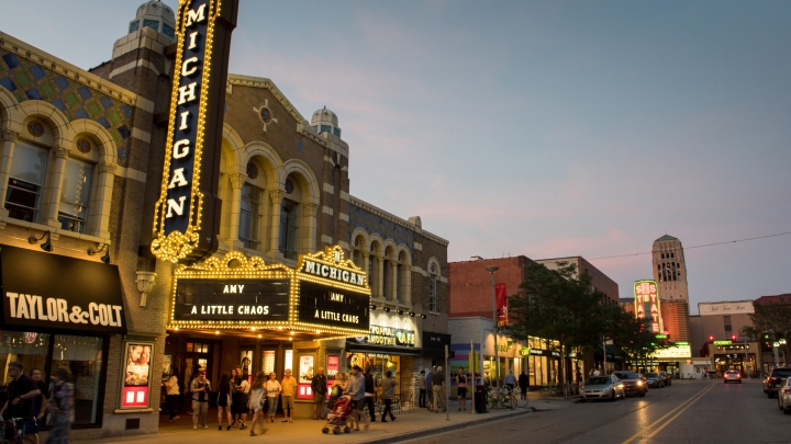 The theatre downtown Ann Arbor