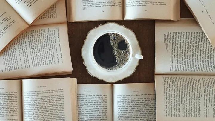 books and coffee