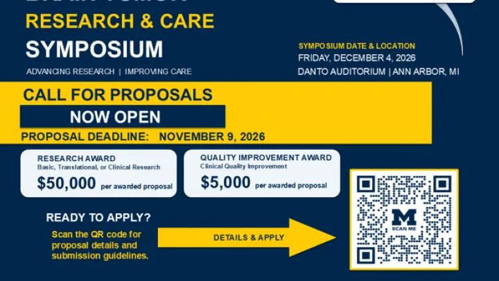A flyer for a call for proposals 