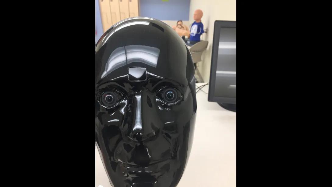 retinal scanner of test dummy 