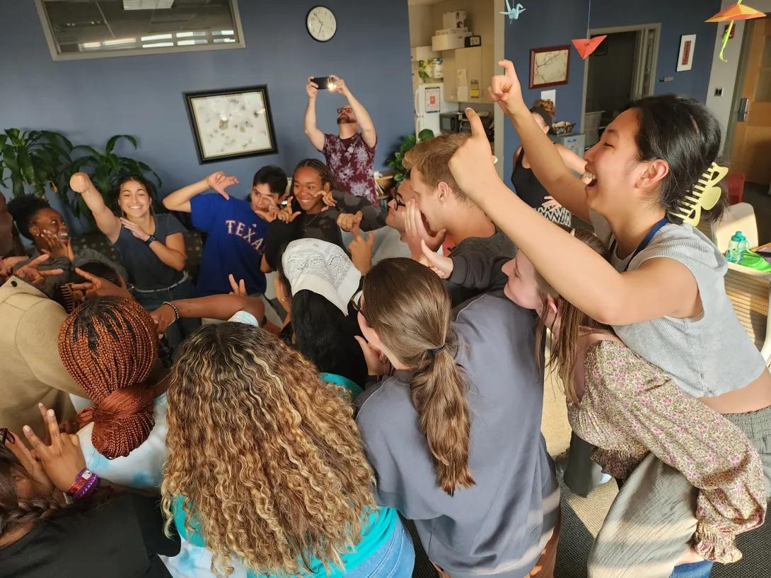Group activities among the NGP students 