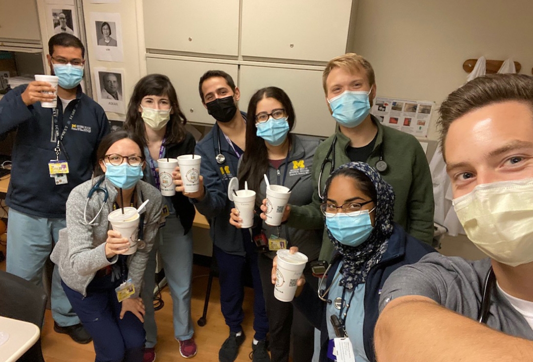 Internal Medicine learners pose for a photo