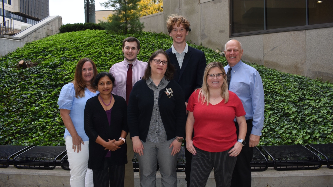 group pic of human genetics's staff