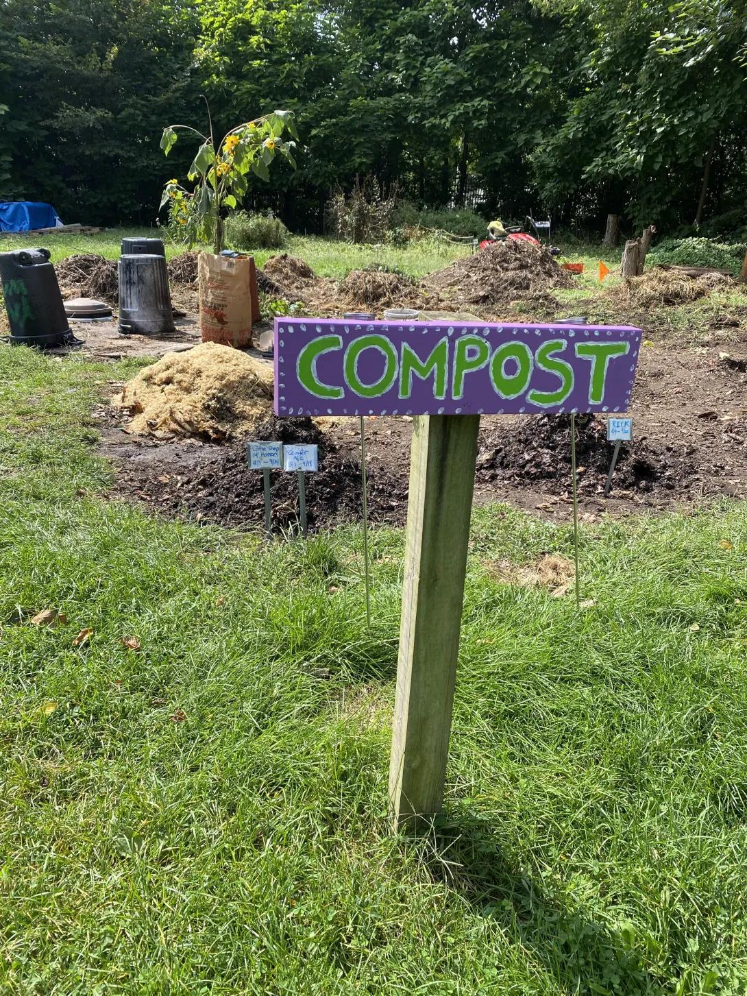 Compost sign
