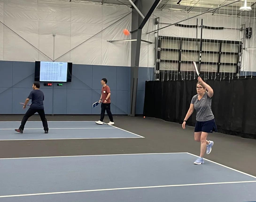 Mary Freer on pickleball