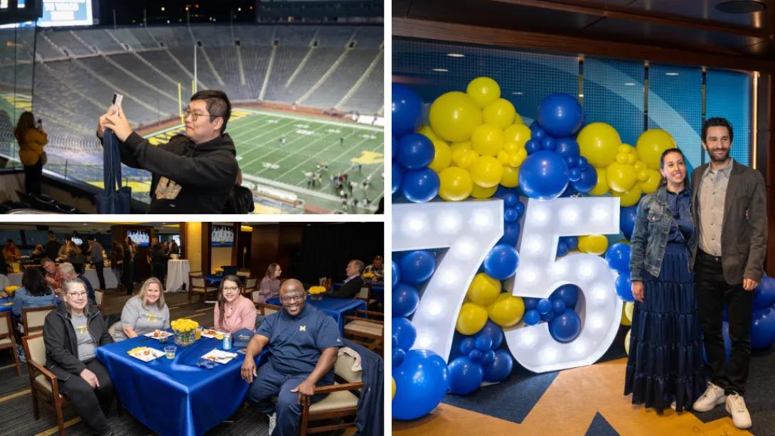 Anesthesiology 75th Anniversary Michigan Stadium Jack Roth Club