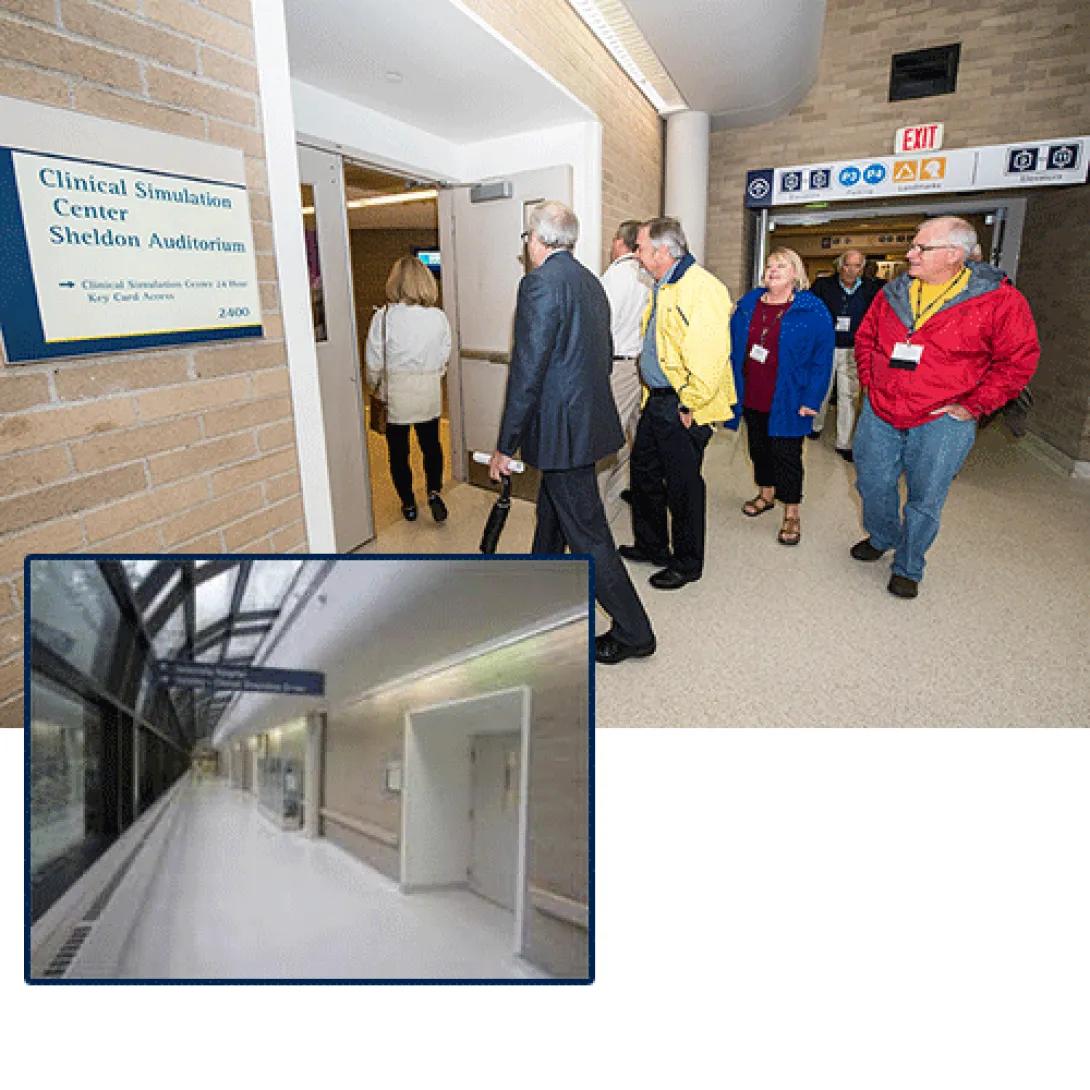 Images of the CSC inside the building
