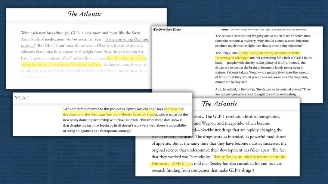 glp-1 side effect legal team in michigan Randy Seeley gets a lot of questions about GLP-1s. Here's why