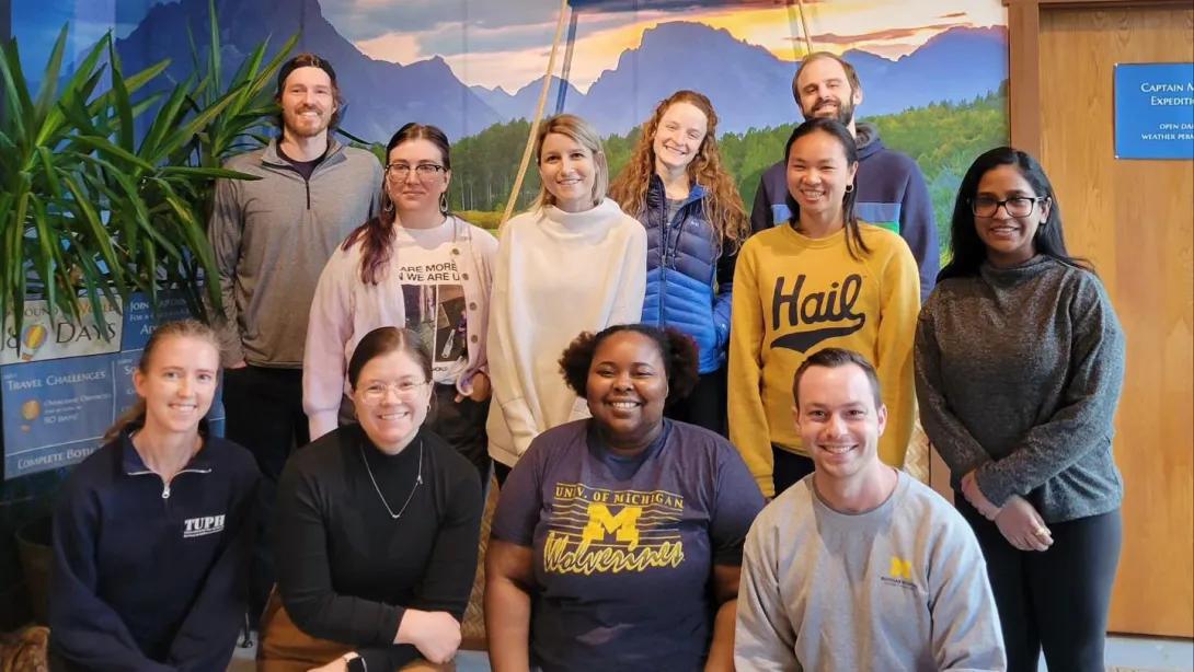 Family medicine affililates pose for a group photo