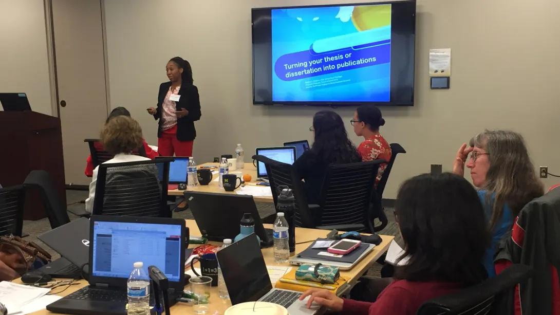 Mixed Methods speaker presents