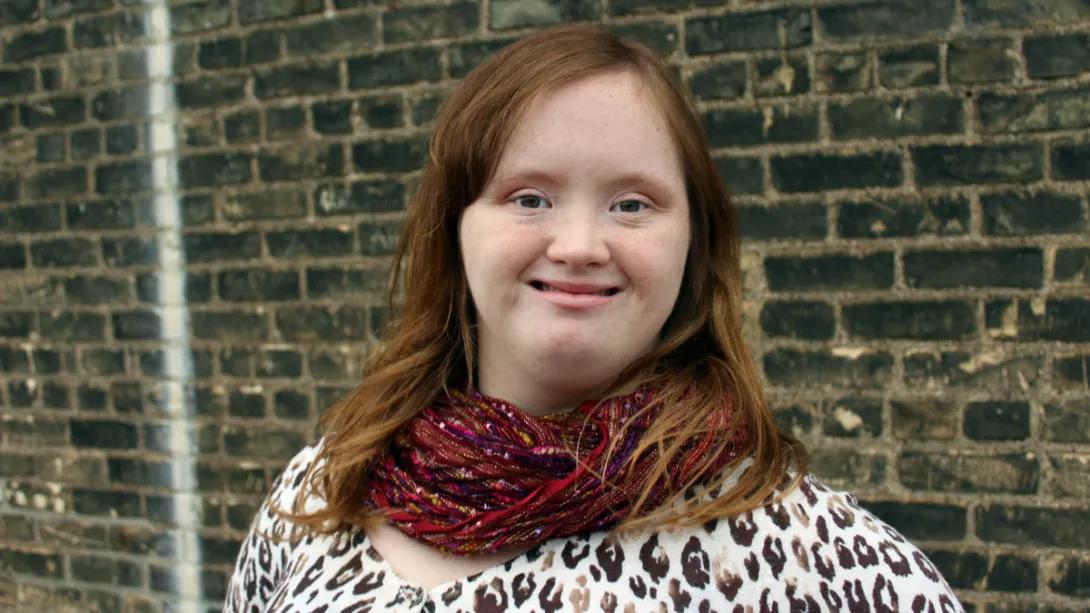 women with down syndrome smiles