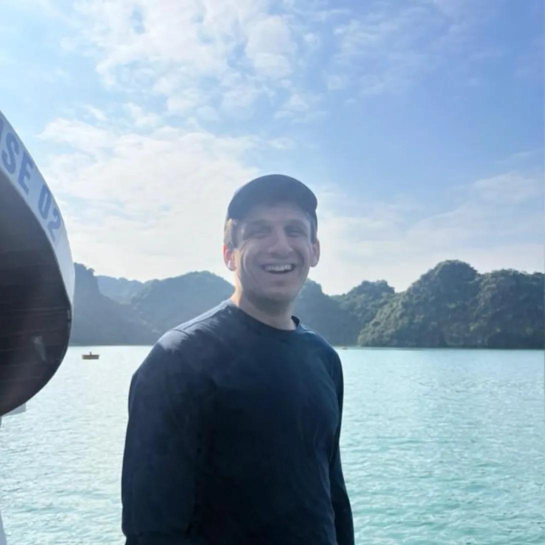 Joshua Pickard, PhD, travels in Vietnam