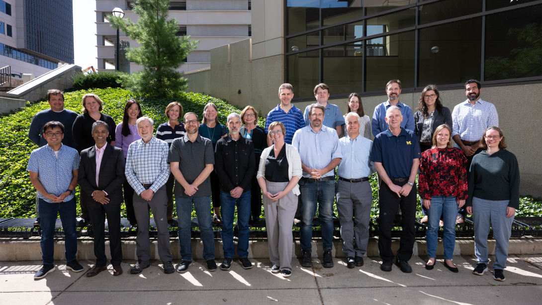 large group of diverse faculty and professors