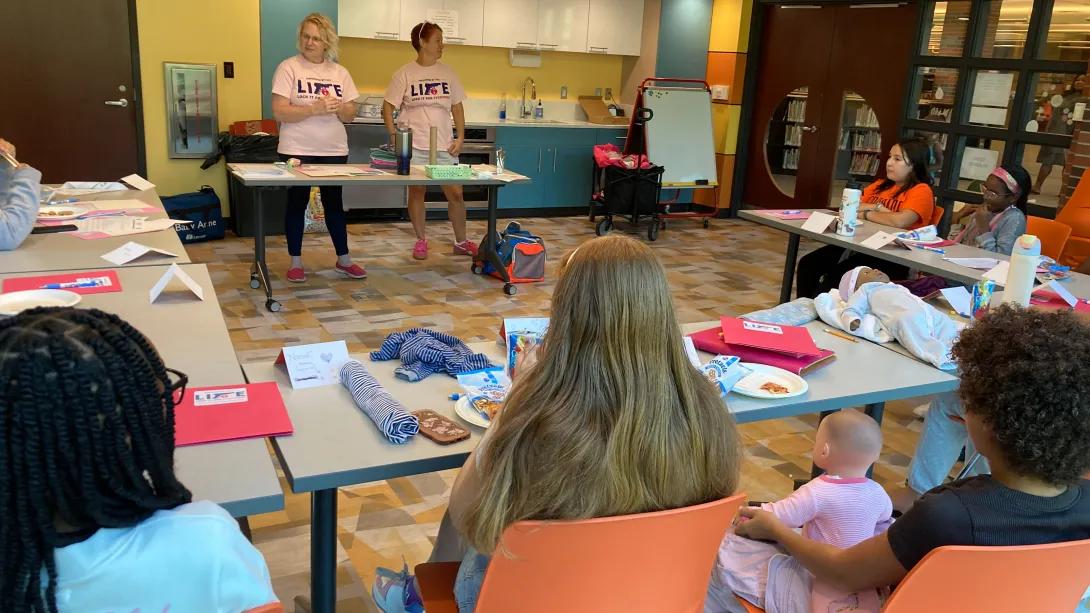 teachers teaching a class